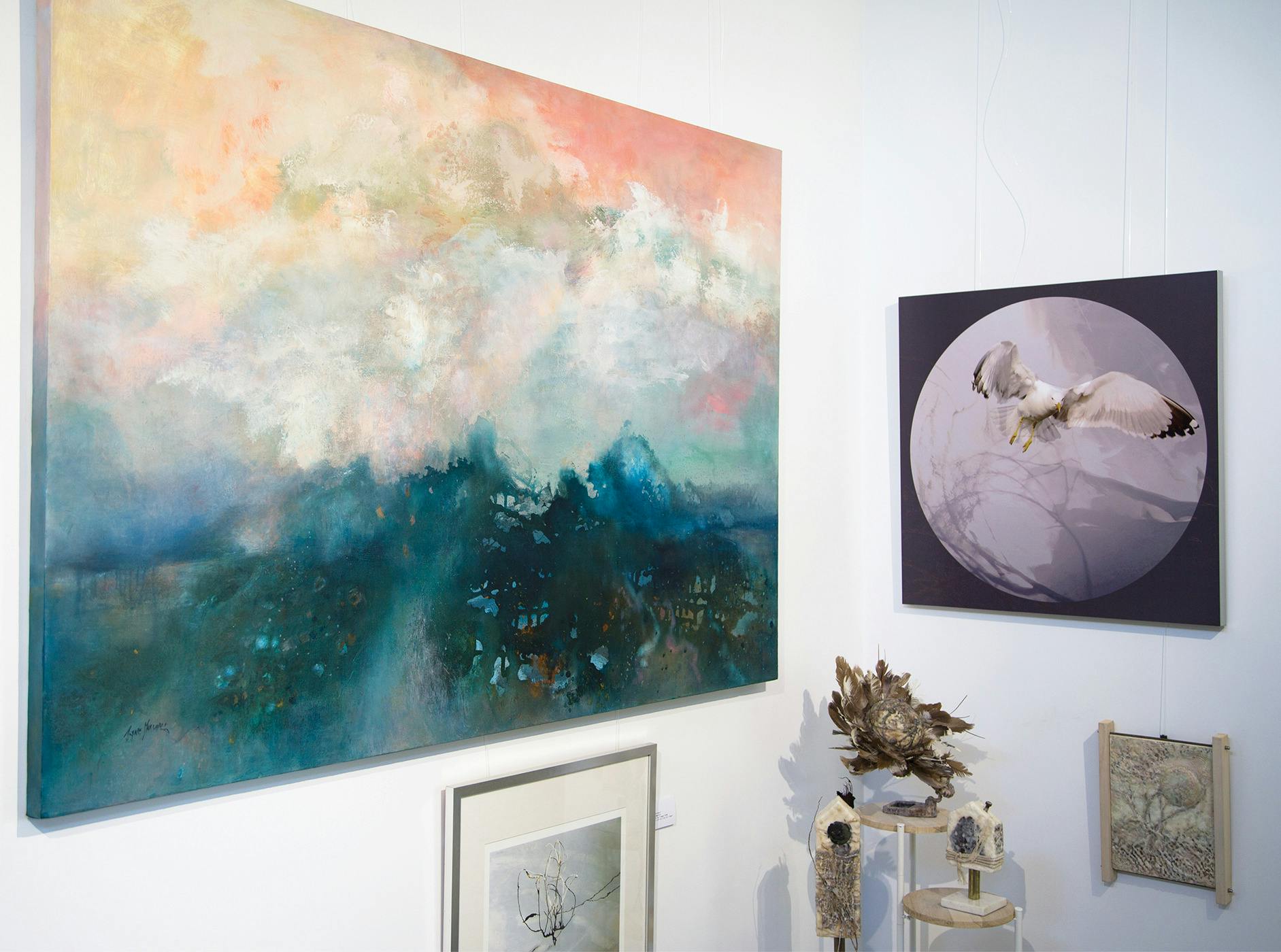 Art Clique Gallery paintings and sculpture by Lyne Marshall