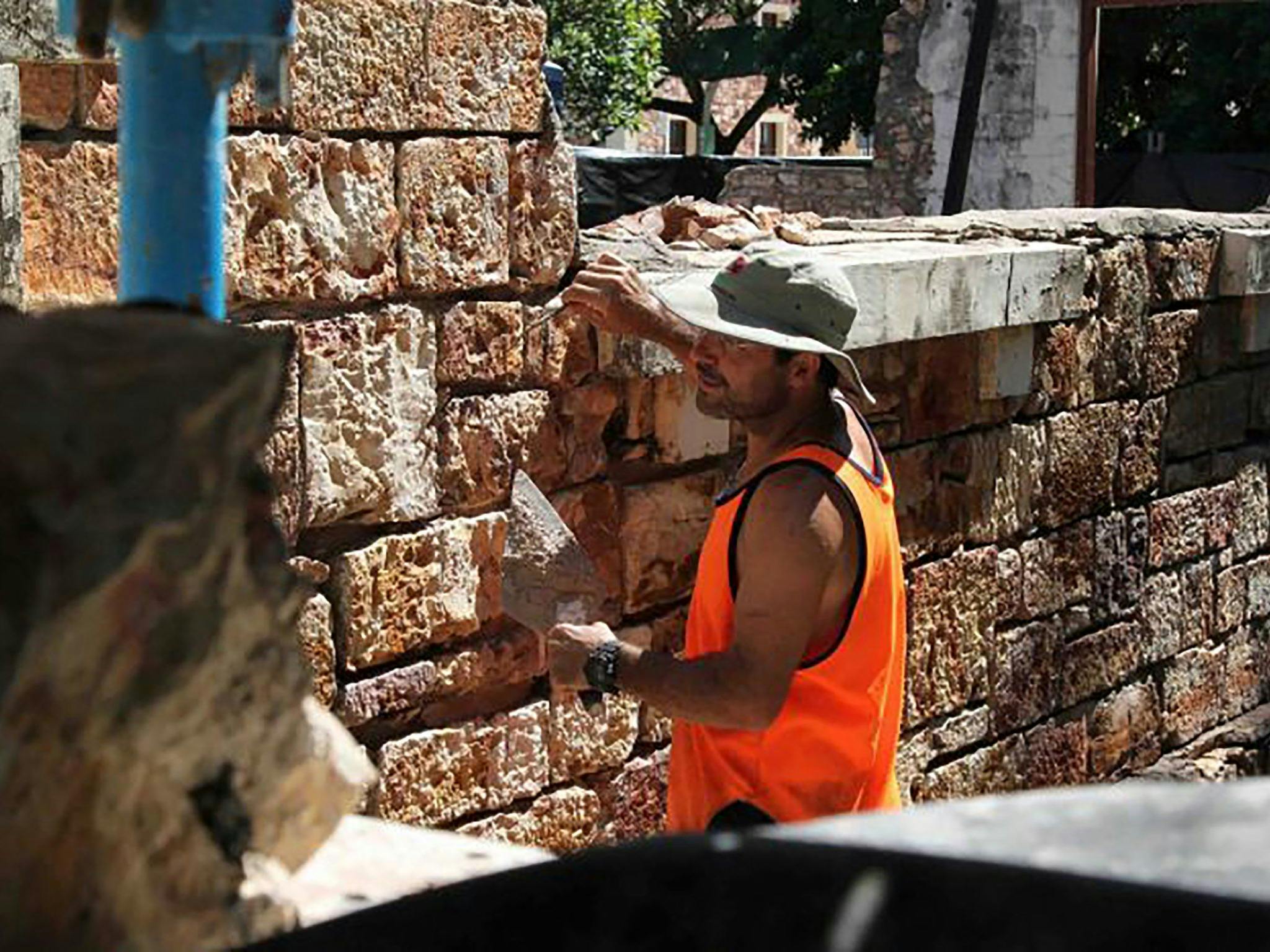 2016 - conservation works on the ruins