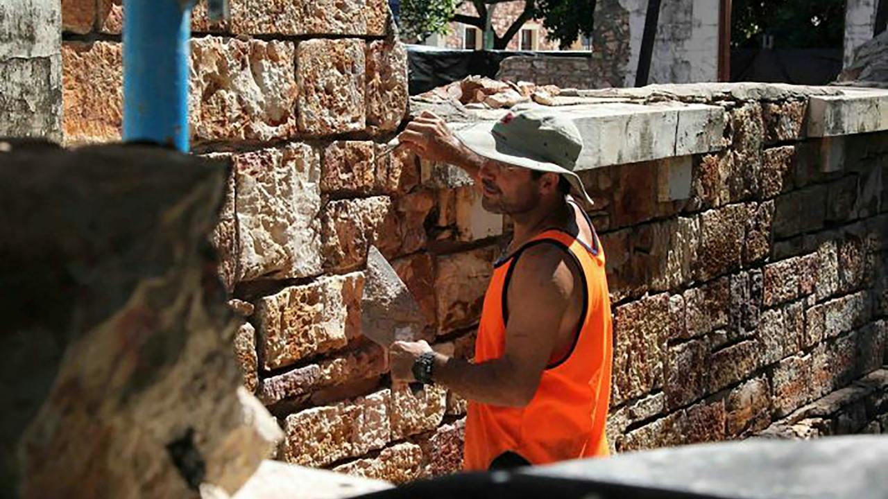 2016 - conservation works on the ruins
