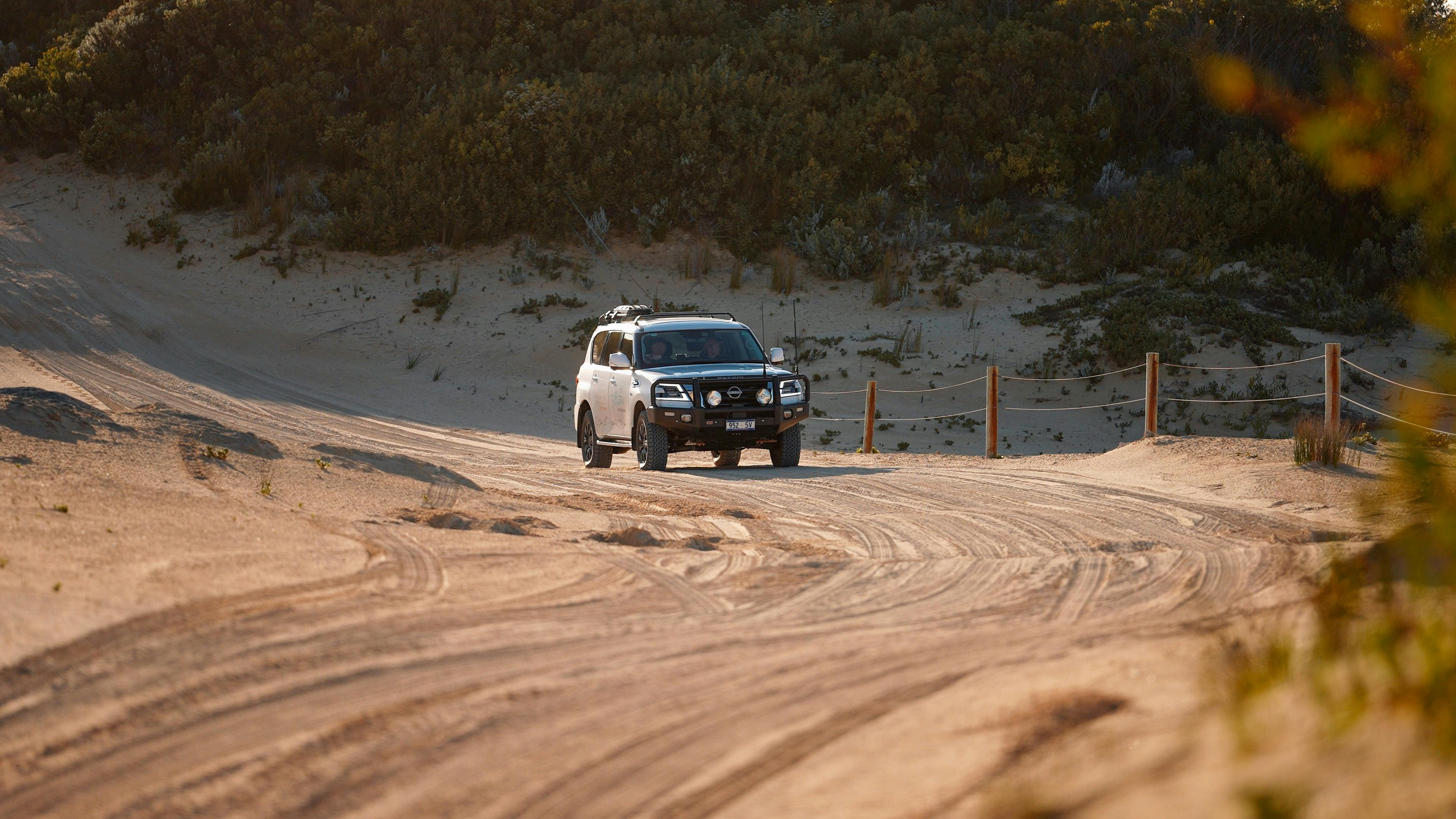 On tour entering the main section of Canunda National Park