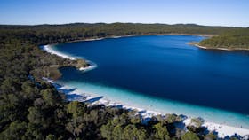 Lake McKenzie on Fraser Island, Queensland.