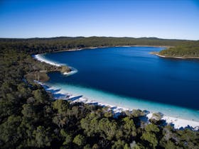 Lake McKenzie on Fraser Island, Queensland.
