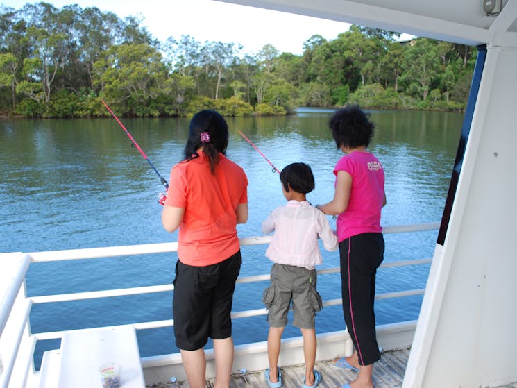 Fishing tour on the Tweed River with Tweed Eco Cruises