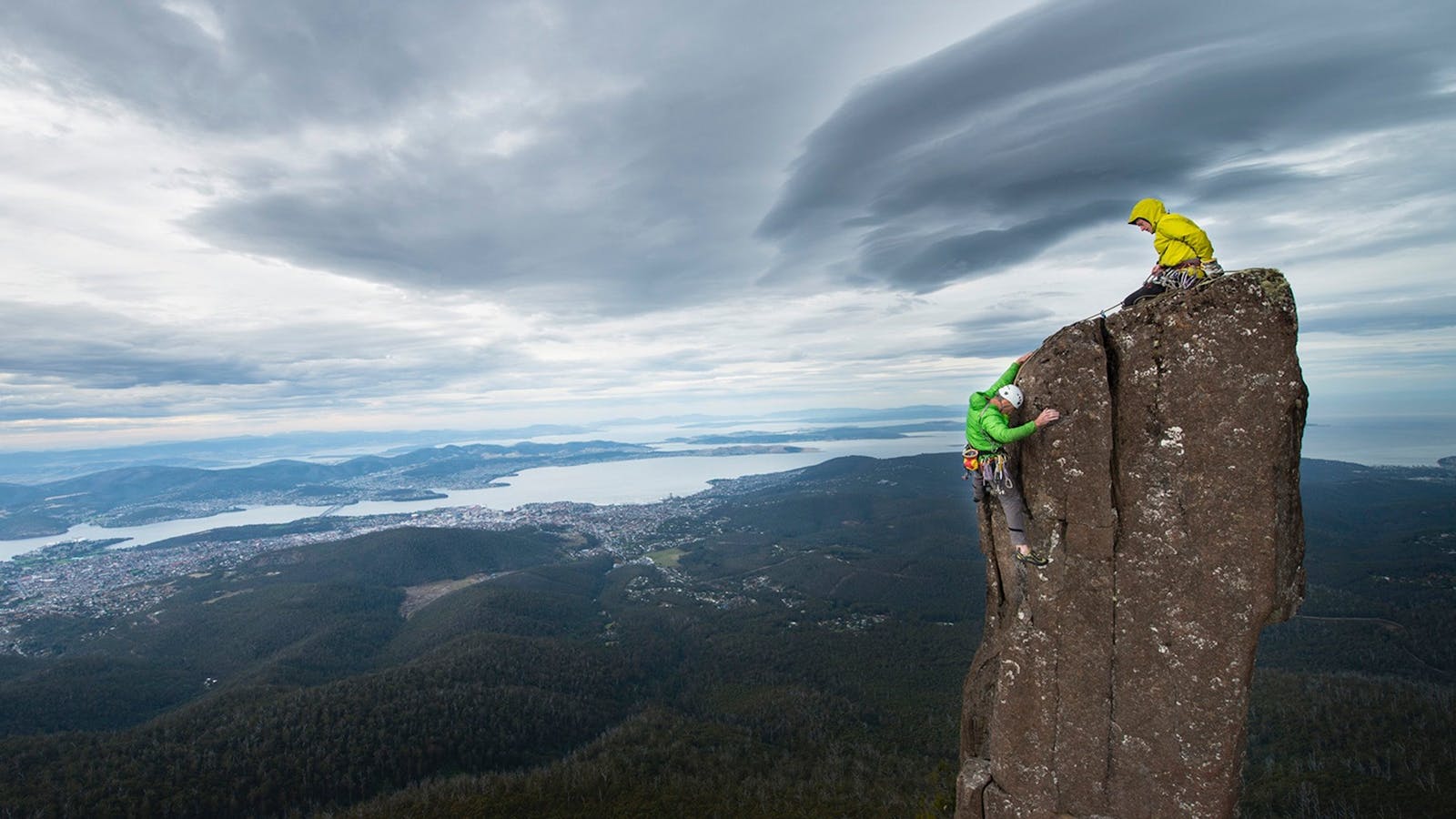 Rock Climbing on Mt Wellington