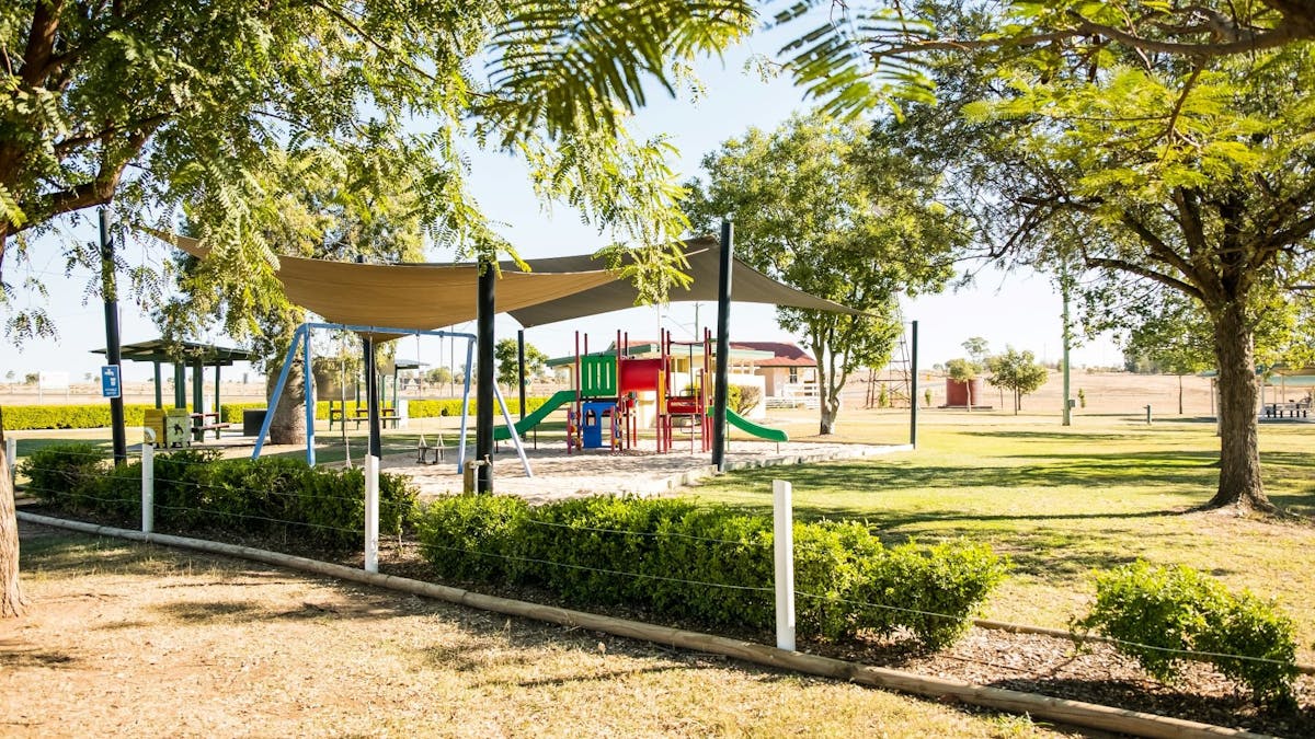 A lovely play area near the VIC to entertain the children.