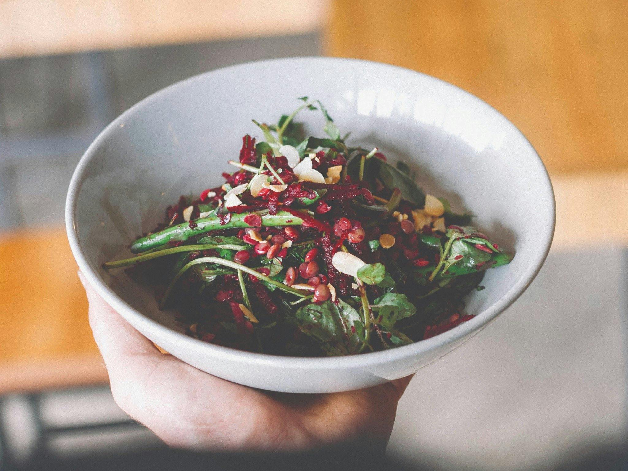 Food prepared by the staff at Delano