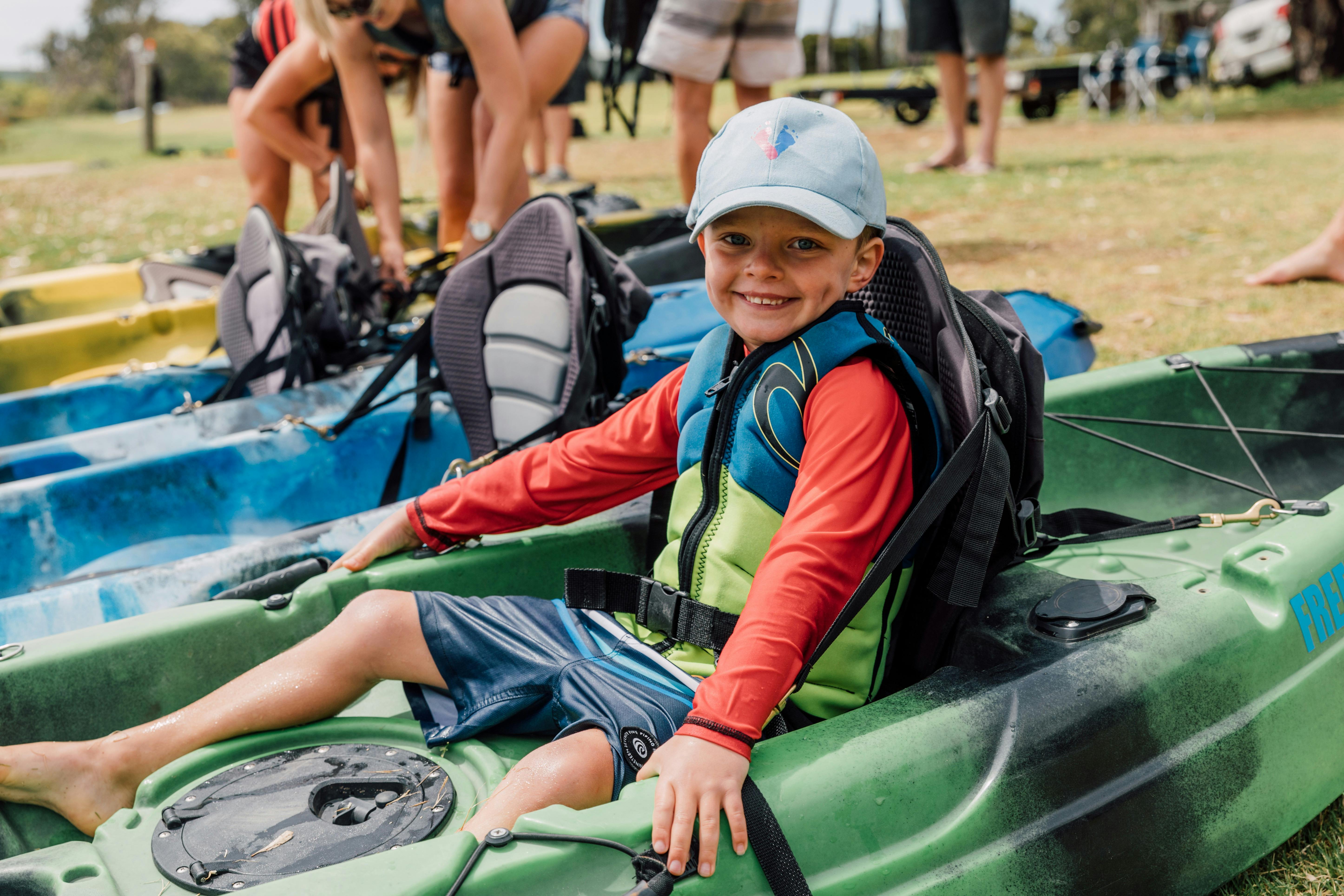 Kayaking kids