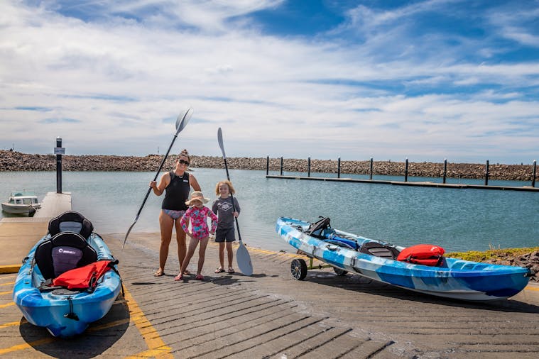 Kayak Hire and Paddle Board Hire at Wallaroo Marina Apartments