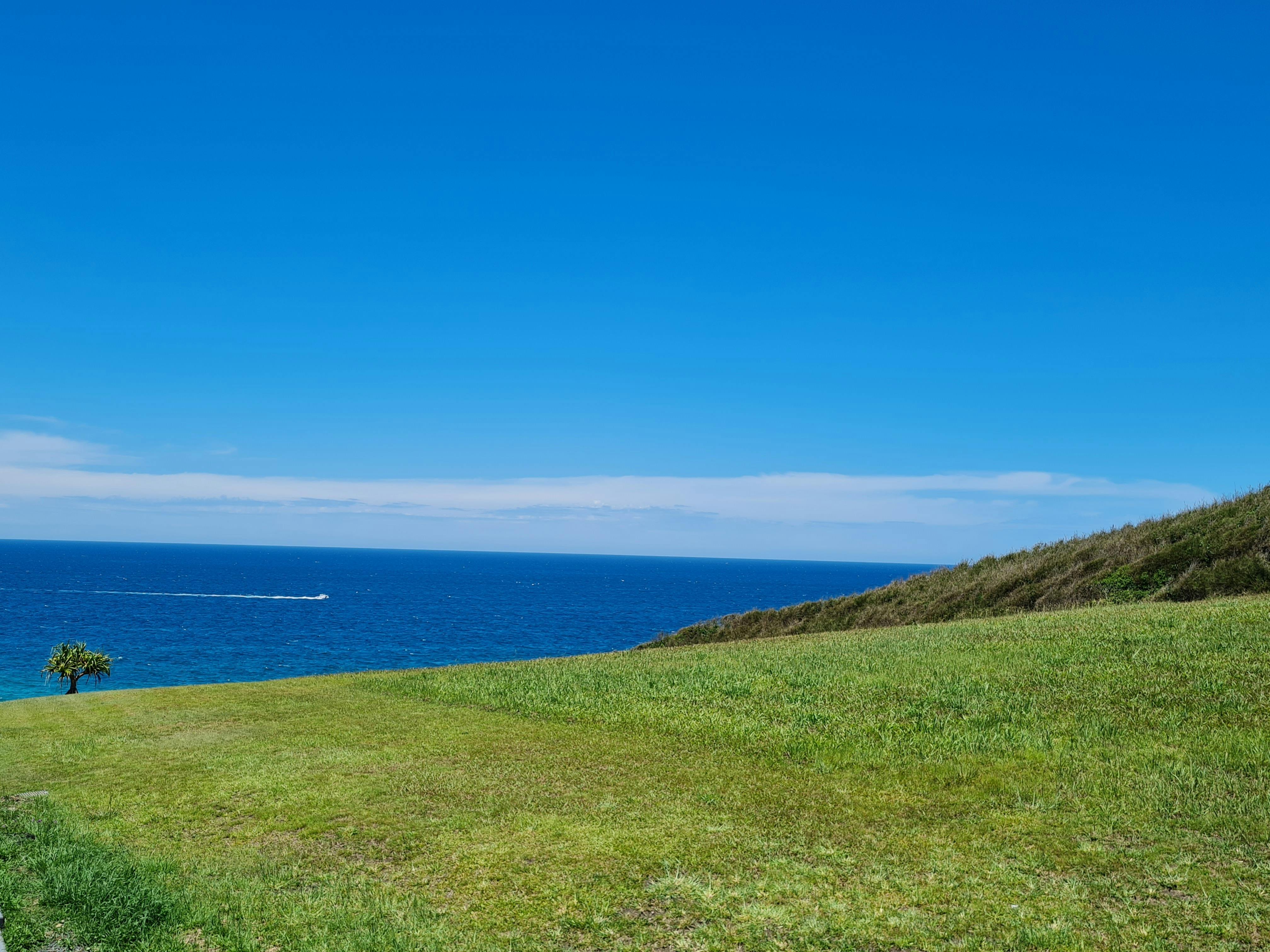 위층 데크에서 본 모습