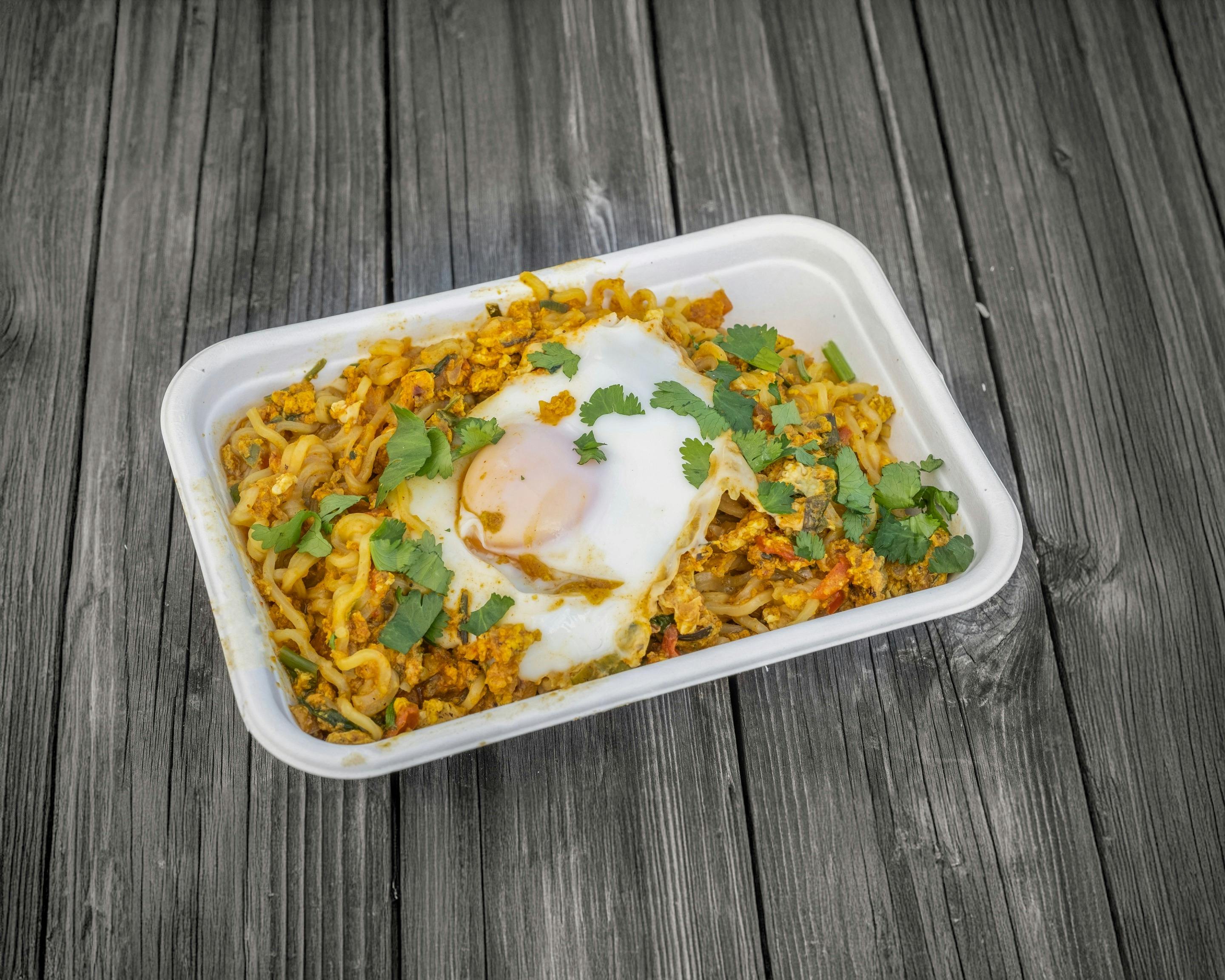 Egg Maggie: Indian Street Style Egg Noodles