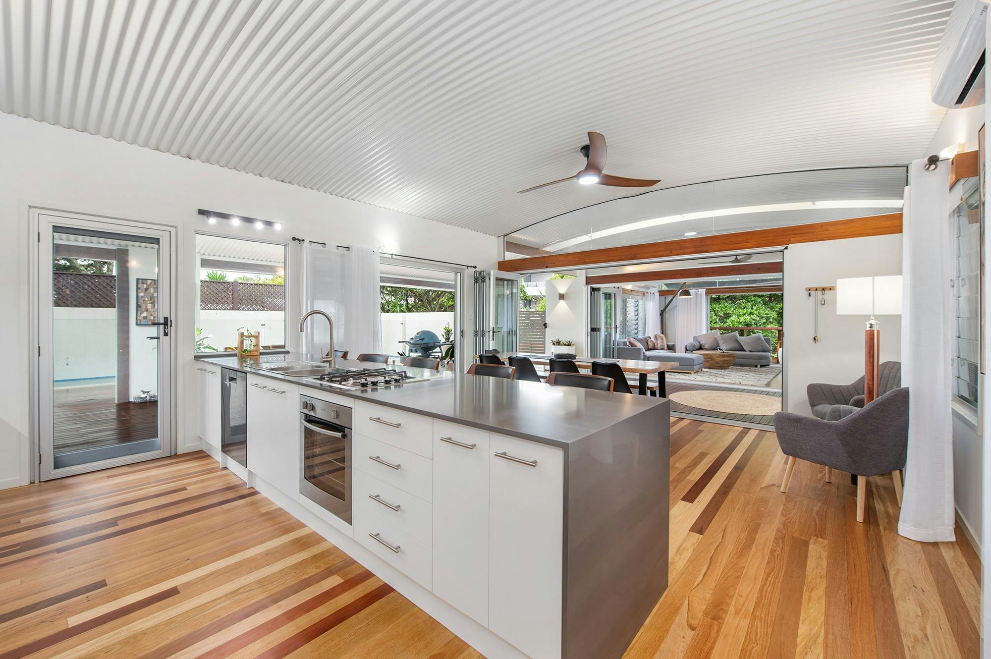 Cook up a storm in the open plan kitchen with everything you could need at your fingertips