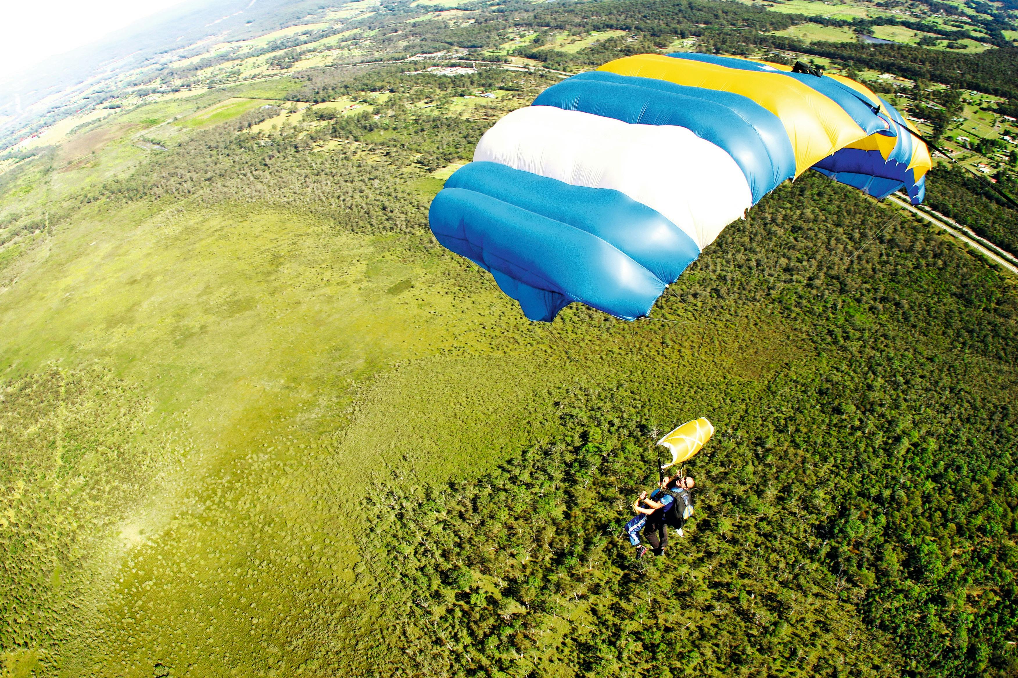 skydiving freefall time