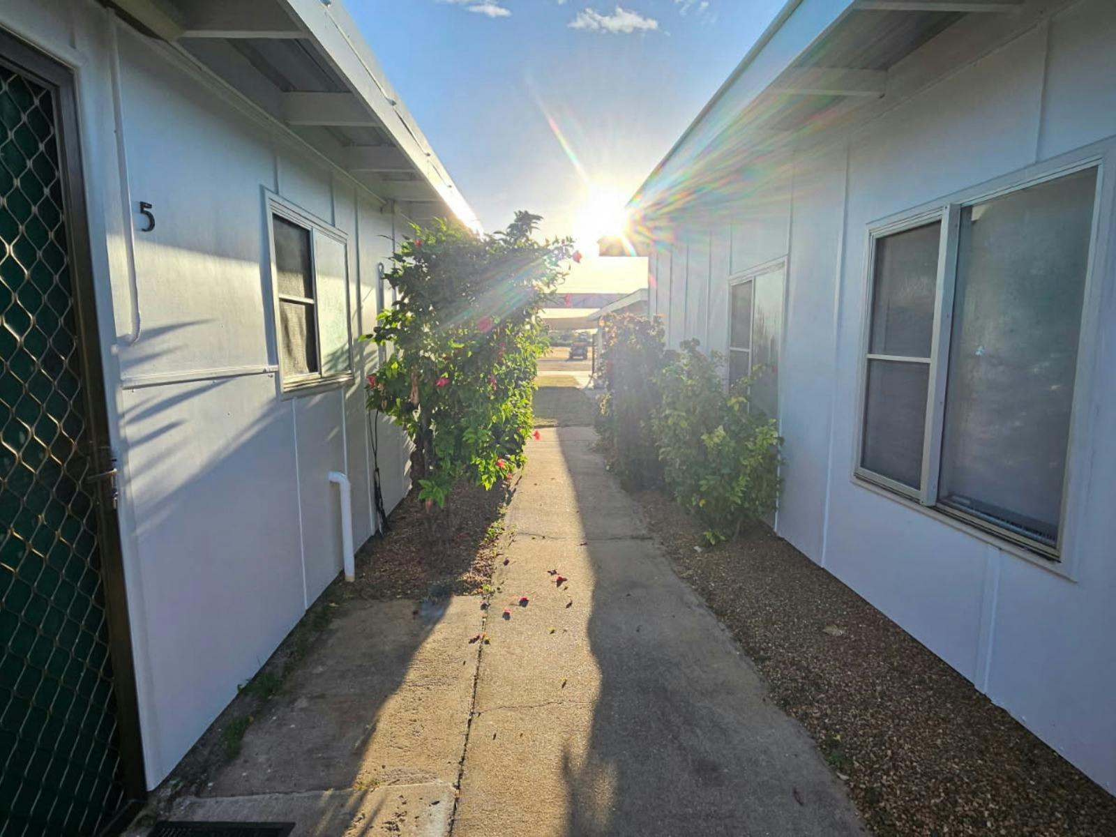 Outside Ensuite Cabins