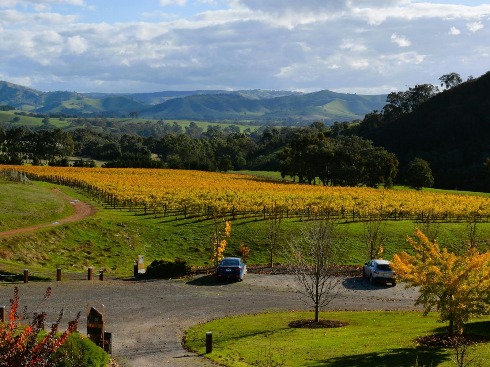 Overlooking the valley