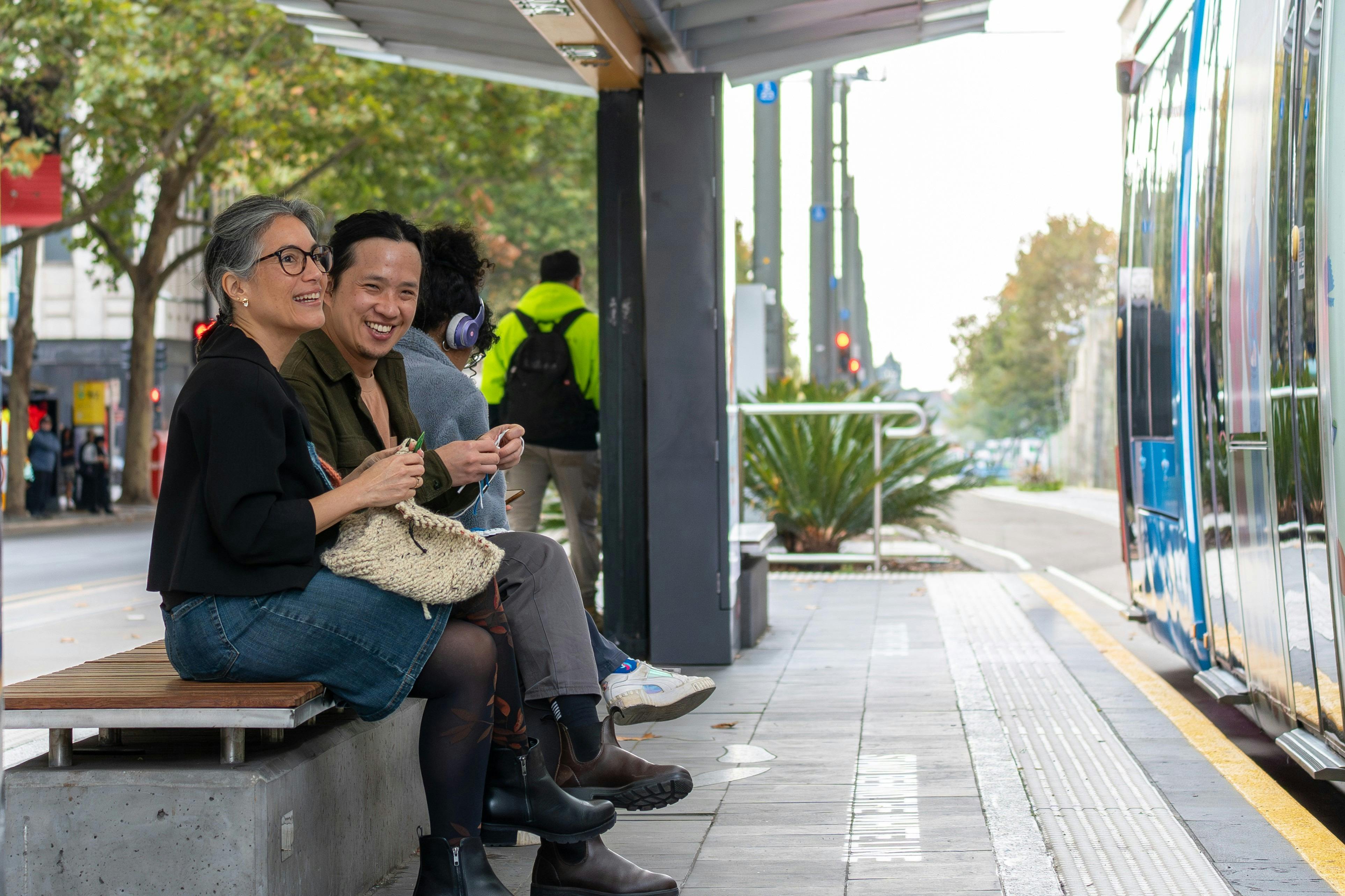 Travelling Yarns - Knitting on Public Transport