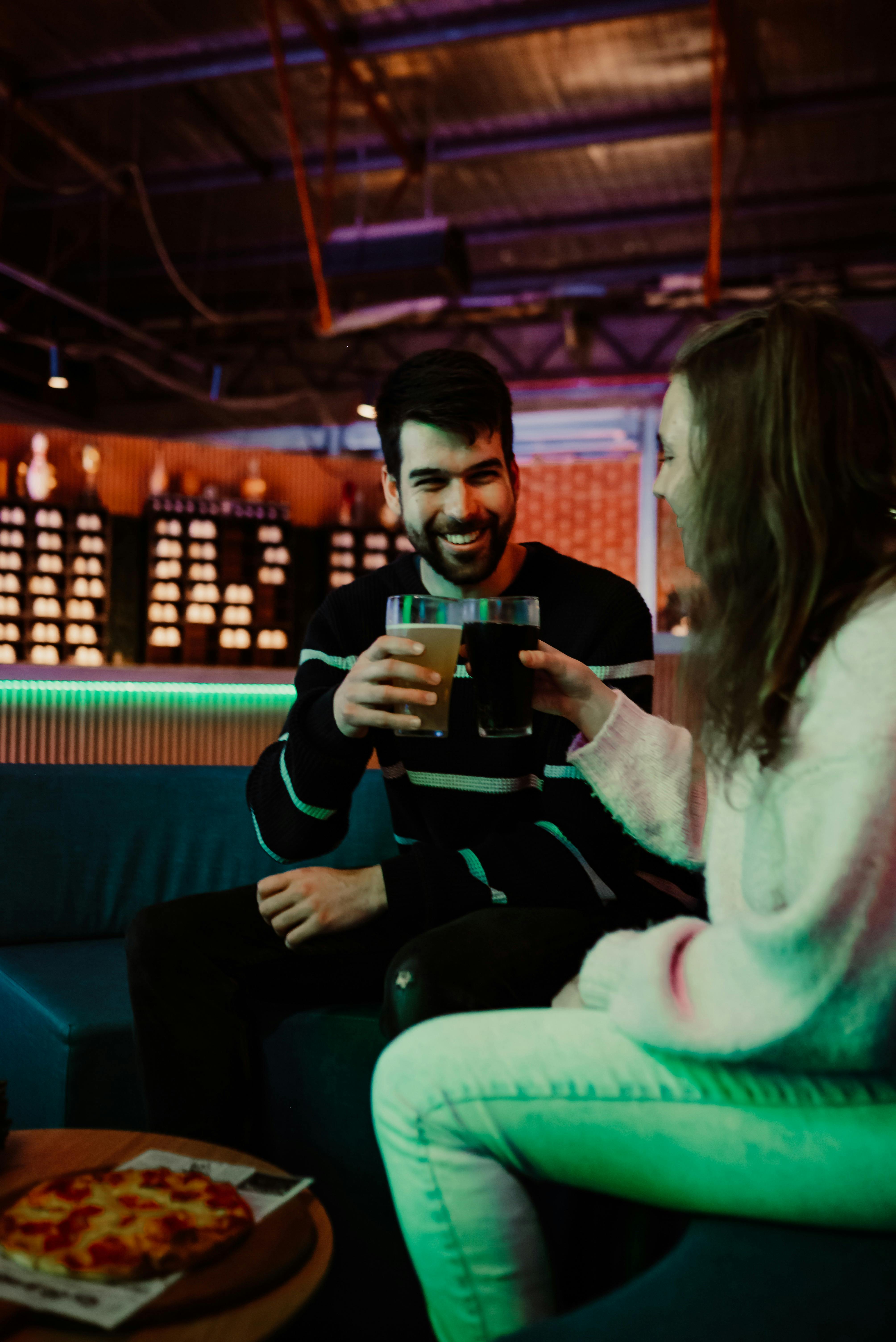 couple having a drink