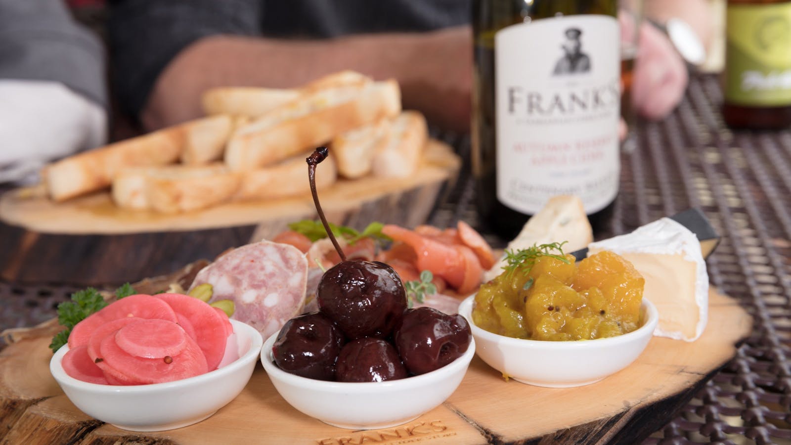 Franks Cider House and Cafe Charcuterie Board