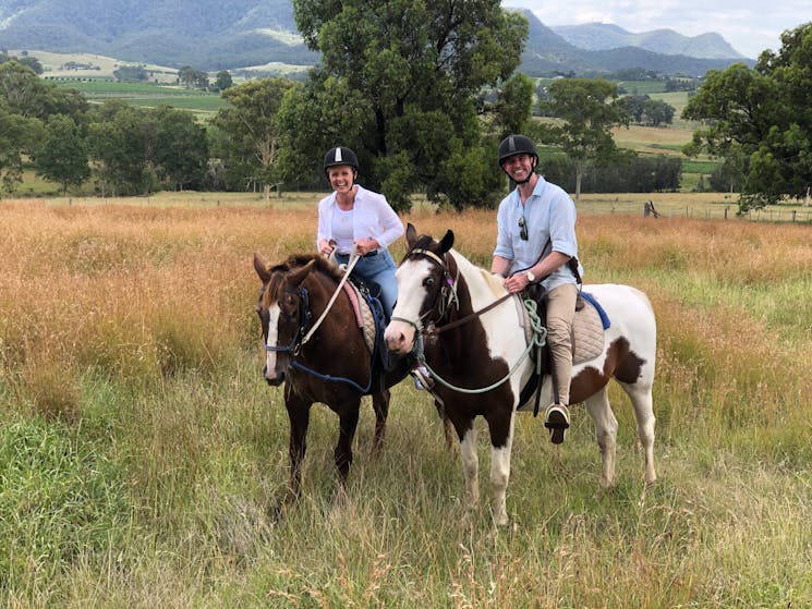 Wine and dine tour all day ride perfect Hunter Valley experience on horseback