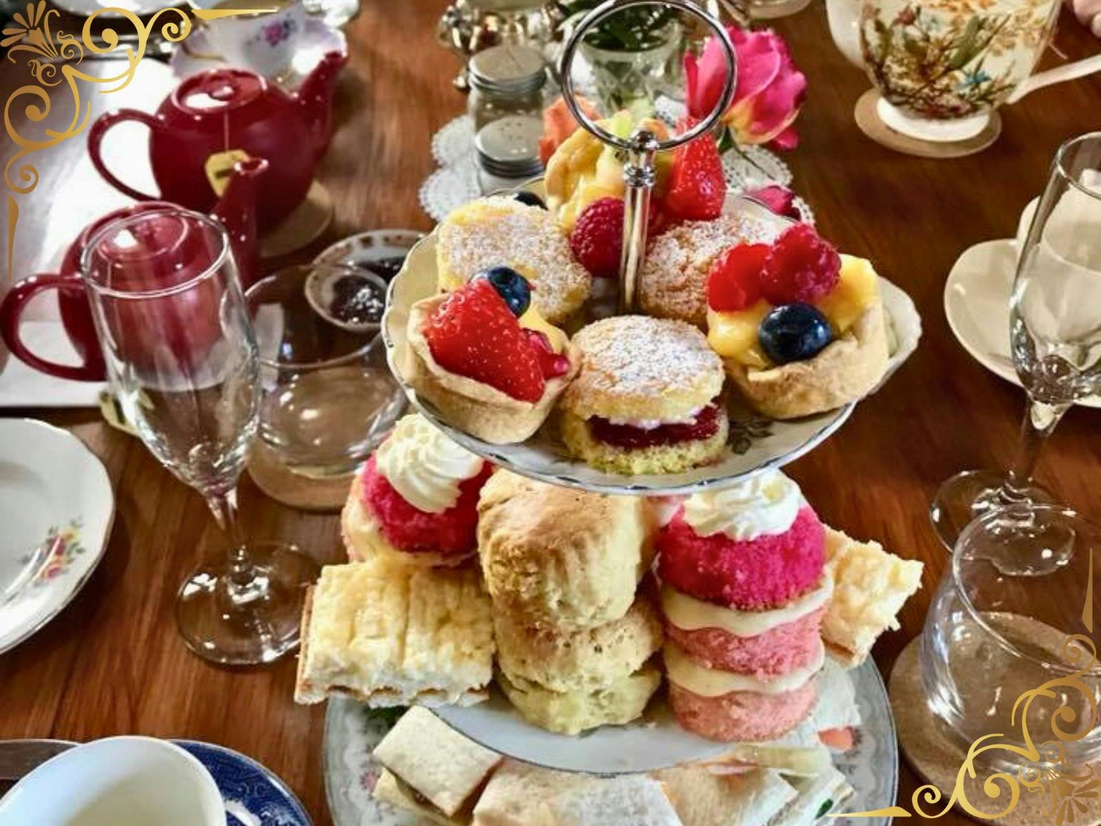 High Tea tiered food plate The Church Tasmania