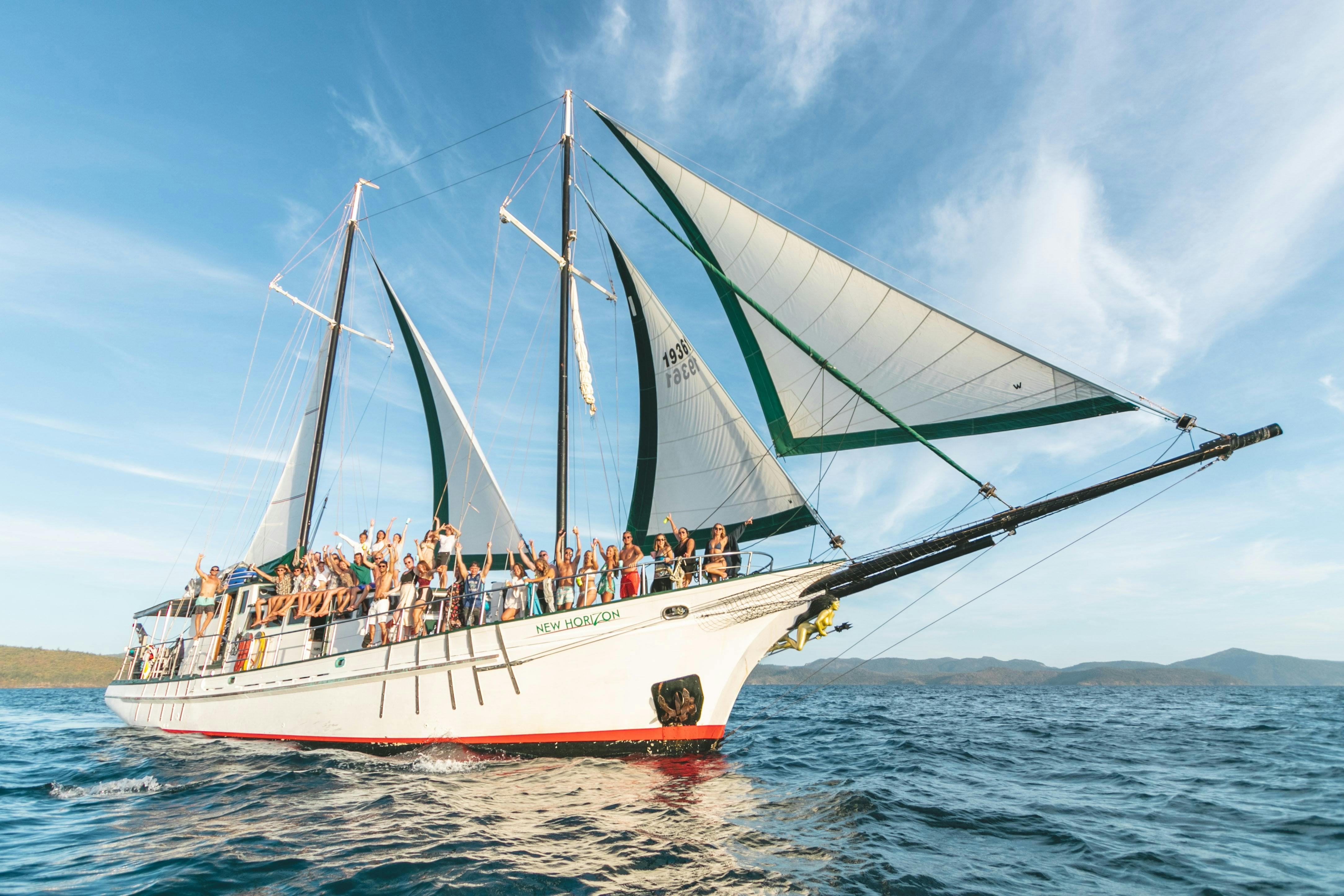 New Horizon in sail