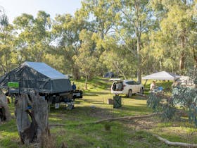 Morning coffee at the bush camp