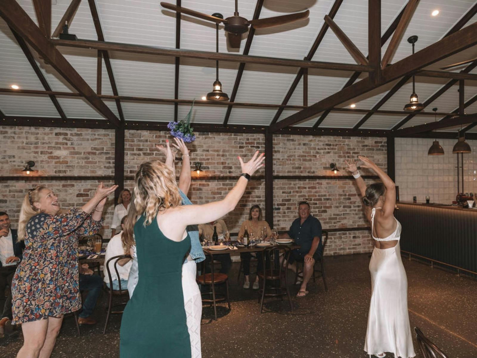wedding bouquet throw