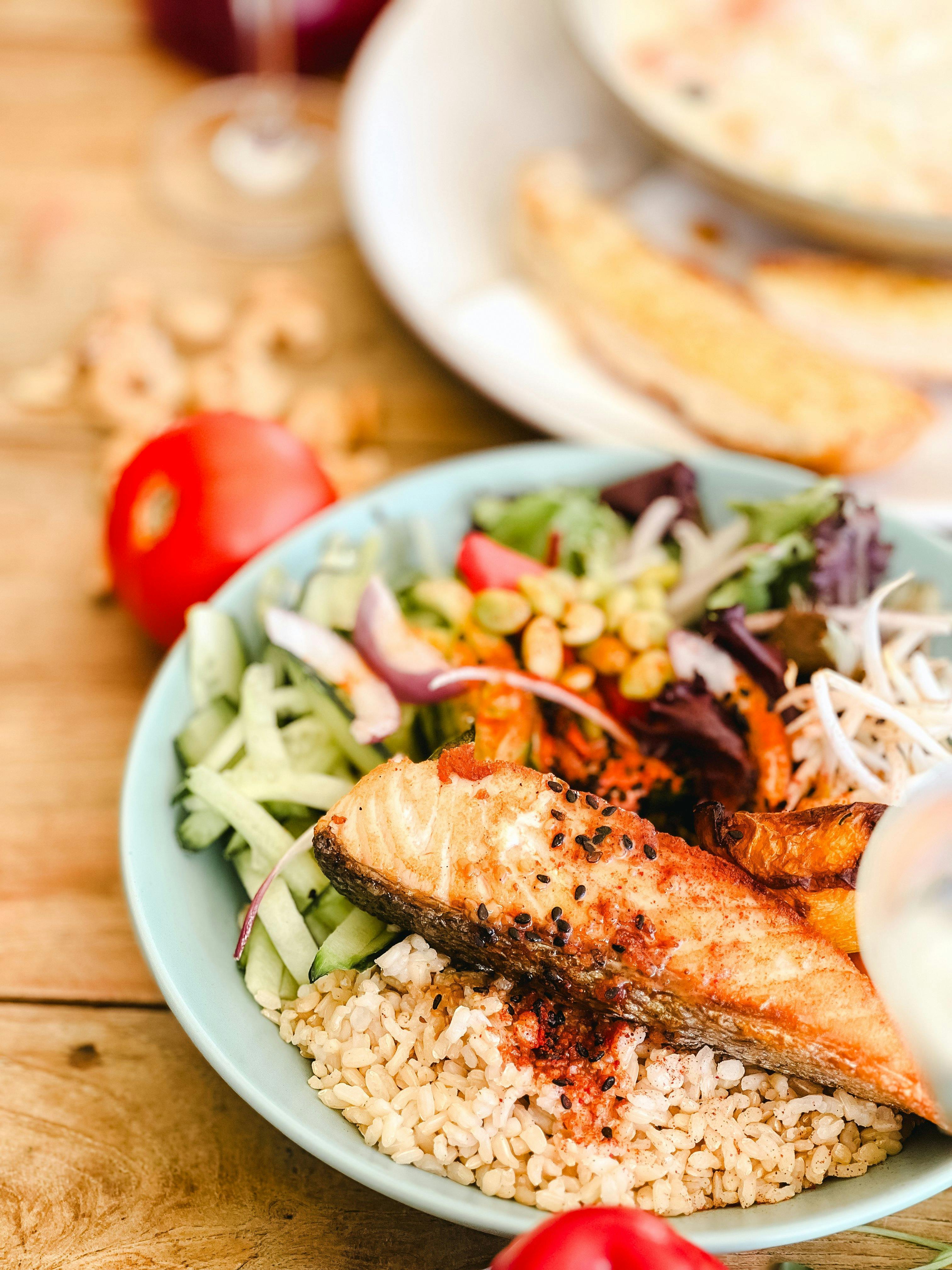 Budda Bowl with Atlantic Salmon