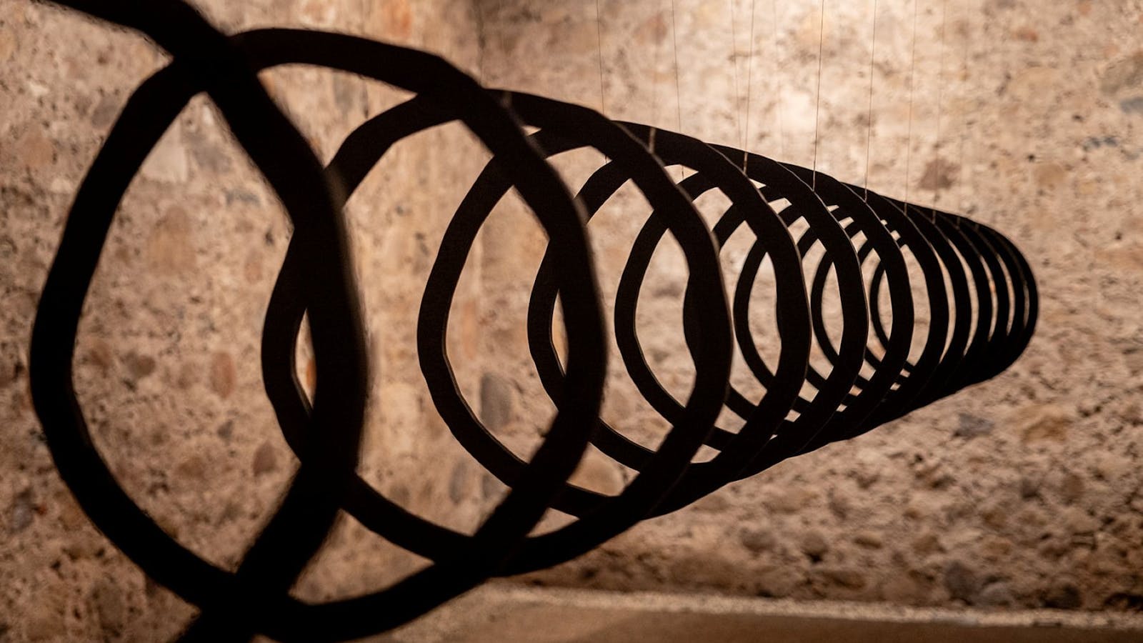 Close up of Nexus:Totality by Wona Bae and Charlie Lawler for Rosny Farm x Dark Mofo 2025