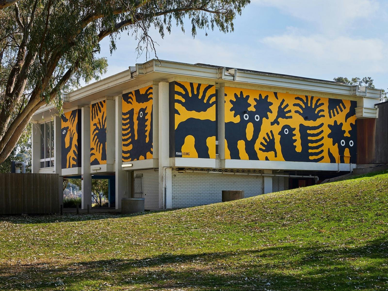 Art installation by Minna Leuing as part of the Benalla Street Art Festival