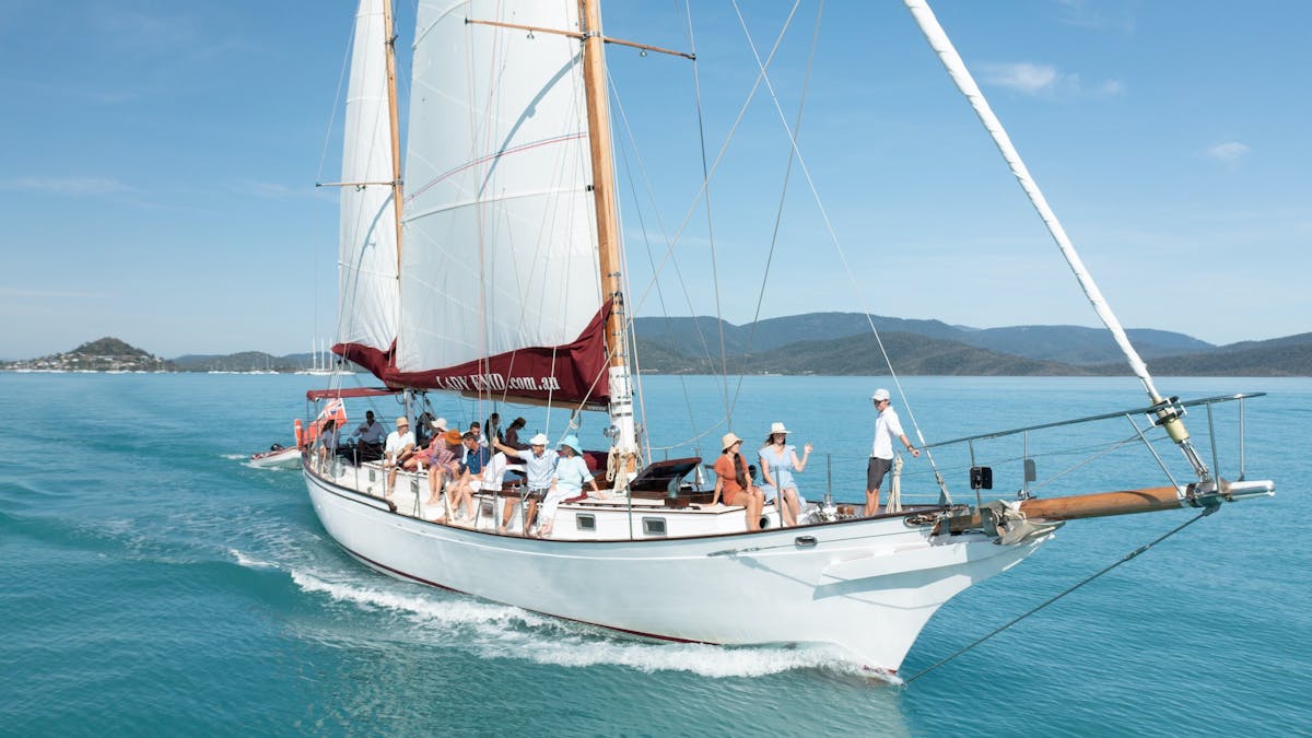 Lady Enid Adults Only Sailing Tours from Airlie Beach, with Ocean Roads Whitsundays