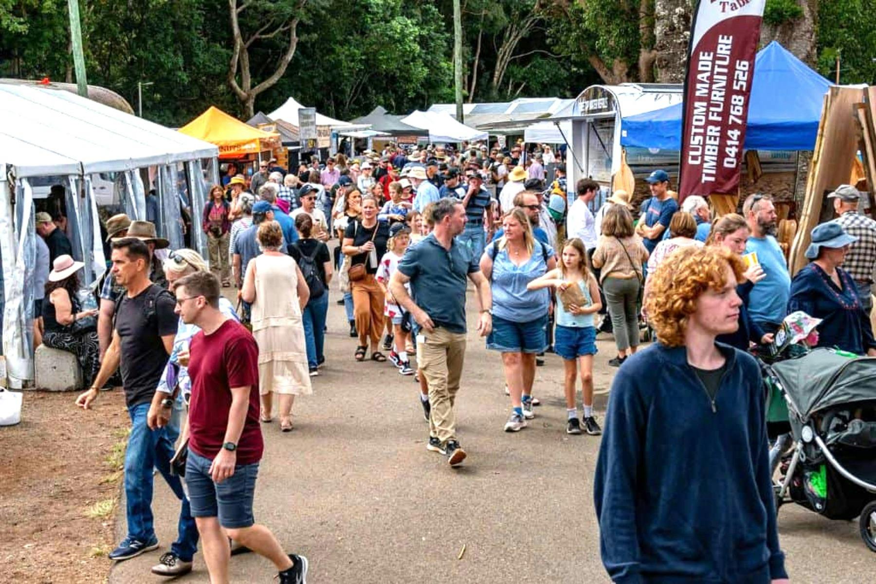 Maleny Wood Expo Crowd