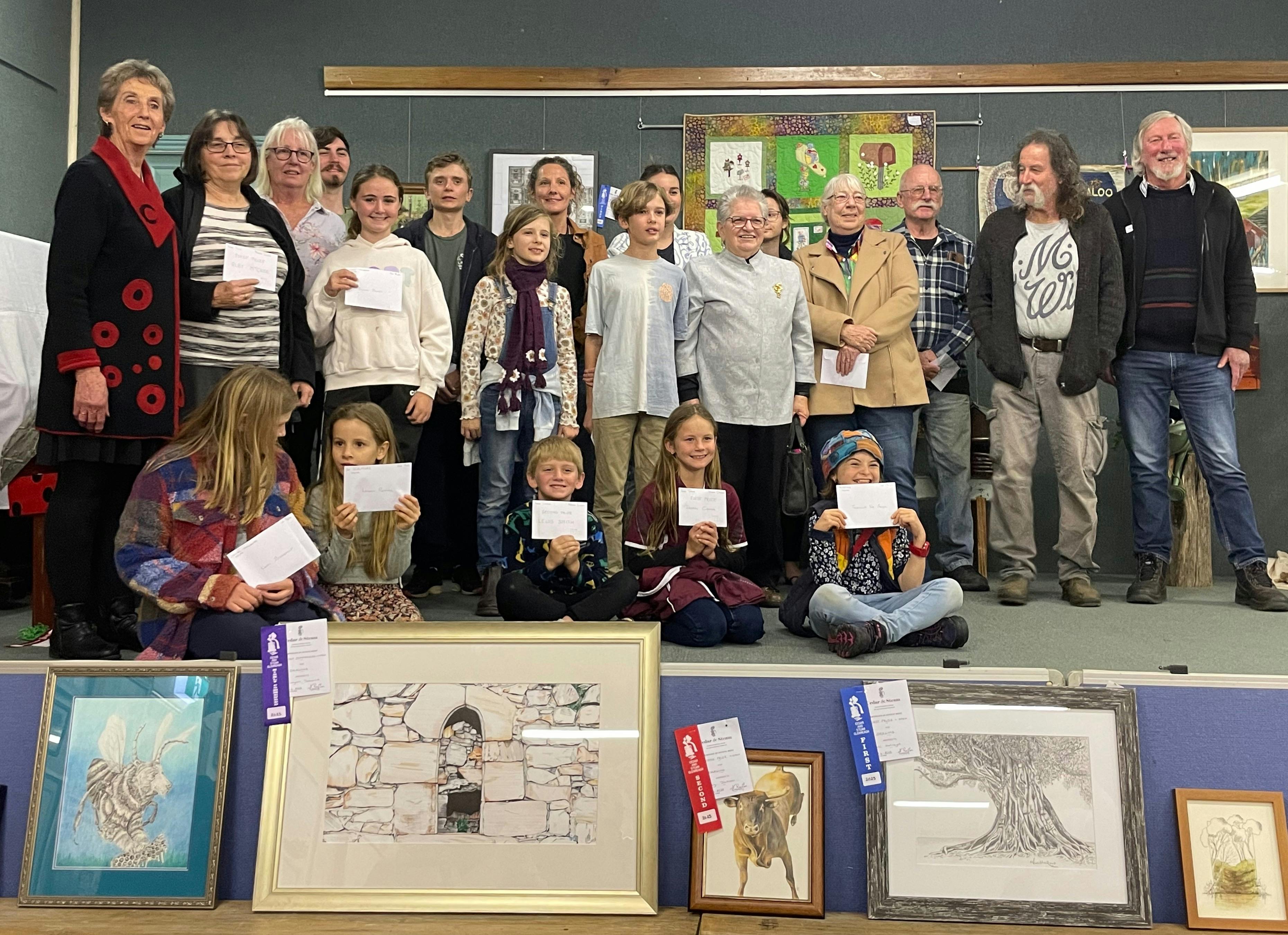 Photo of some of the winners from the 2025 Cedar and Steam