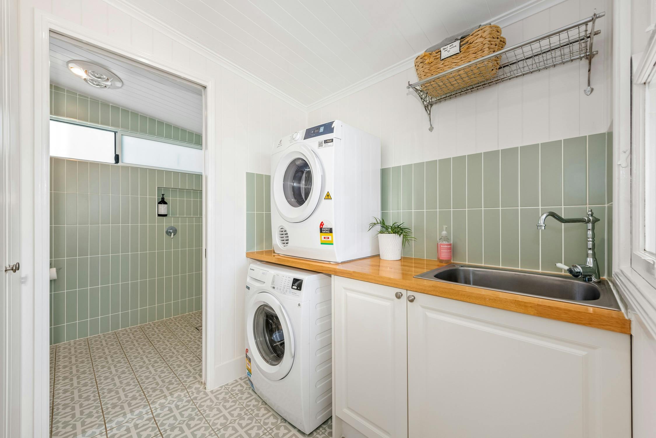 Bathroom 2 & Laundry