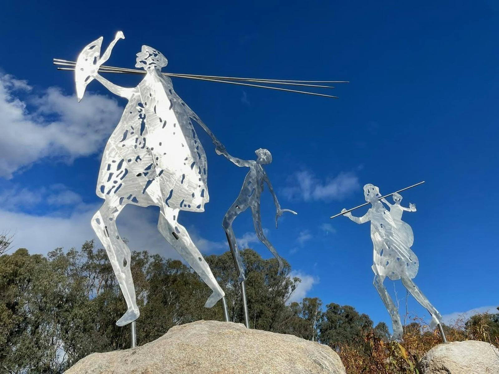 A replica of one of Tommy’s drawings of family