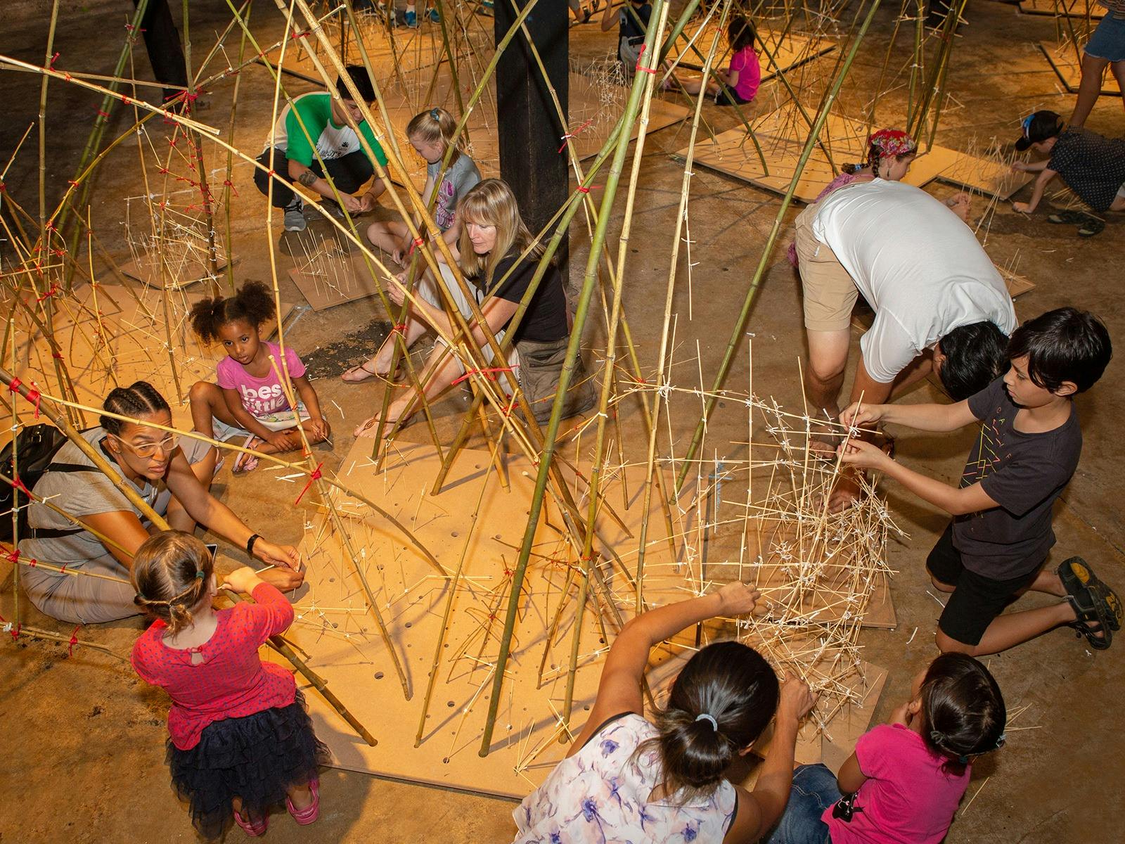 Bamboo workshops at Tanks