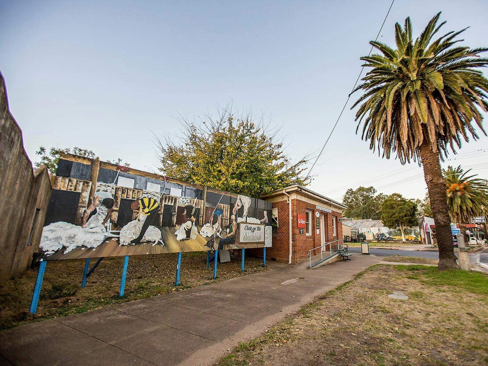 Mural at Rural transaction Centre Eugowra