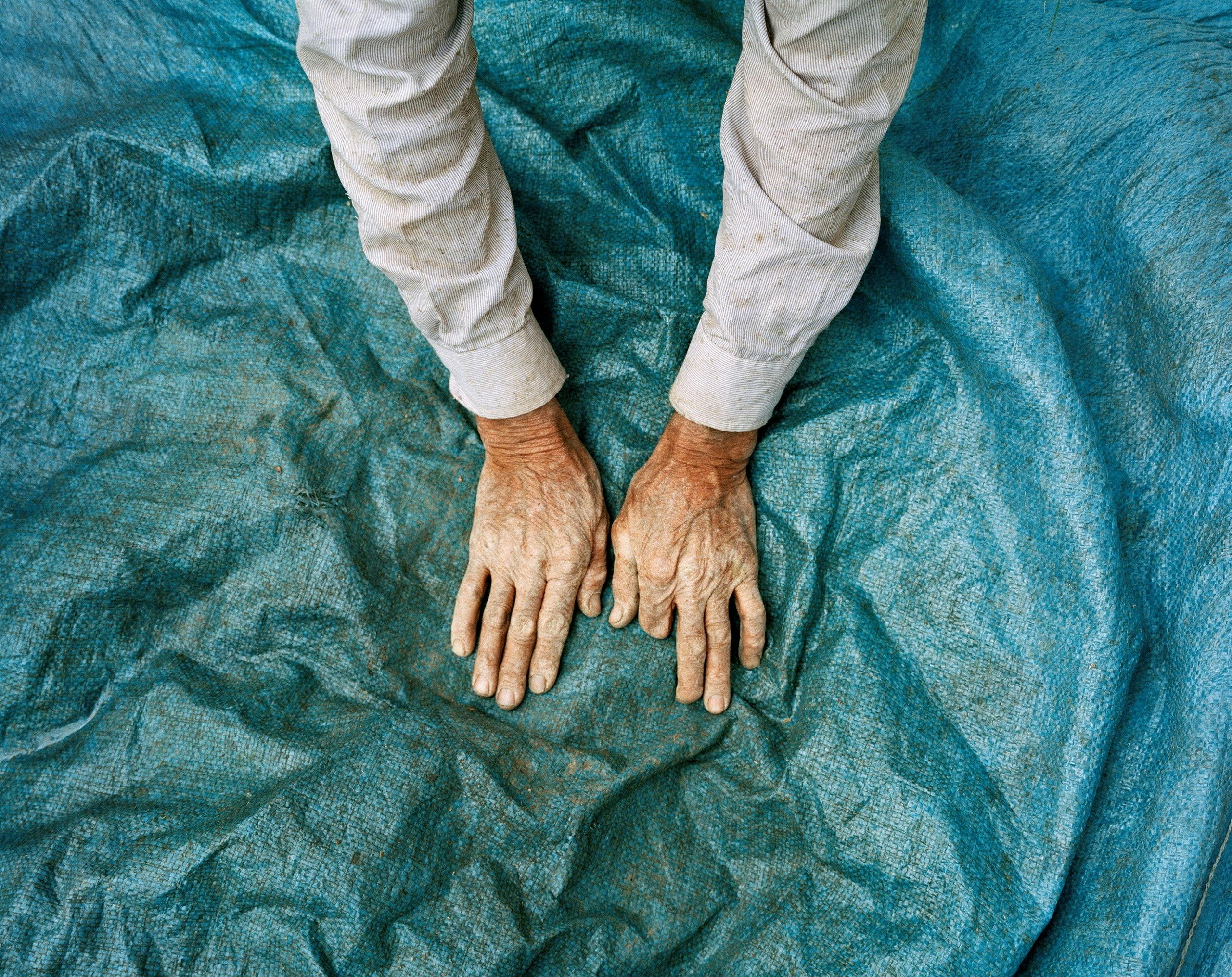 Artwork "Crease" by artist Hoda Afshar from the series In the exodus, I love you more 2014–ongoing