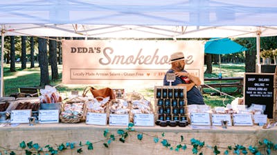 Deda's Smoke house stall