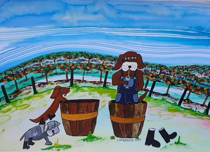 Its a Fine Line between Puzzle n Wine