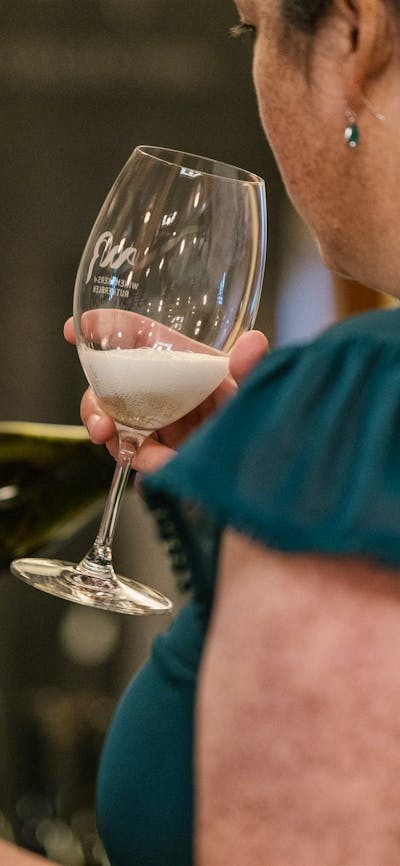 green lady tasting