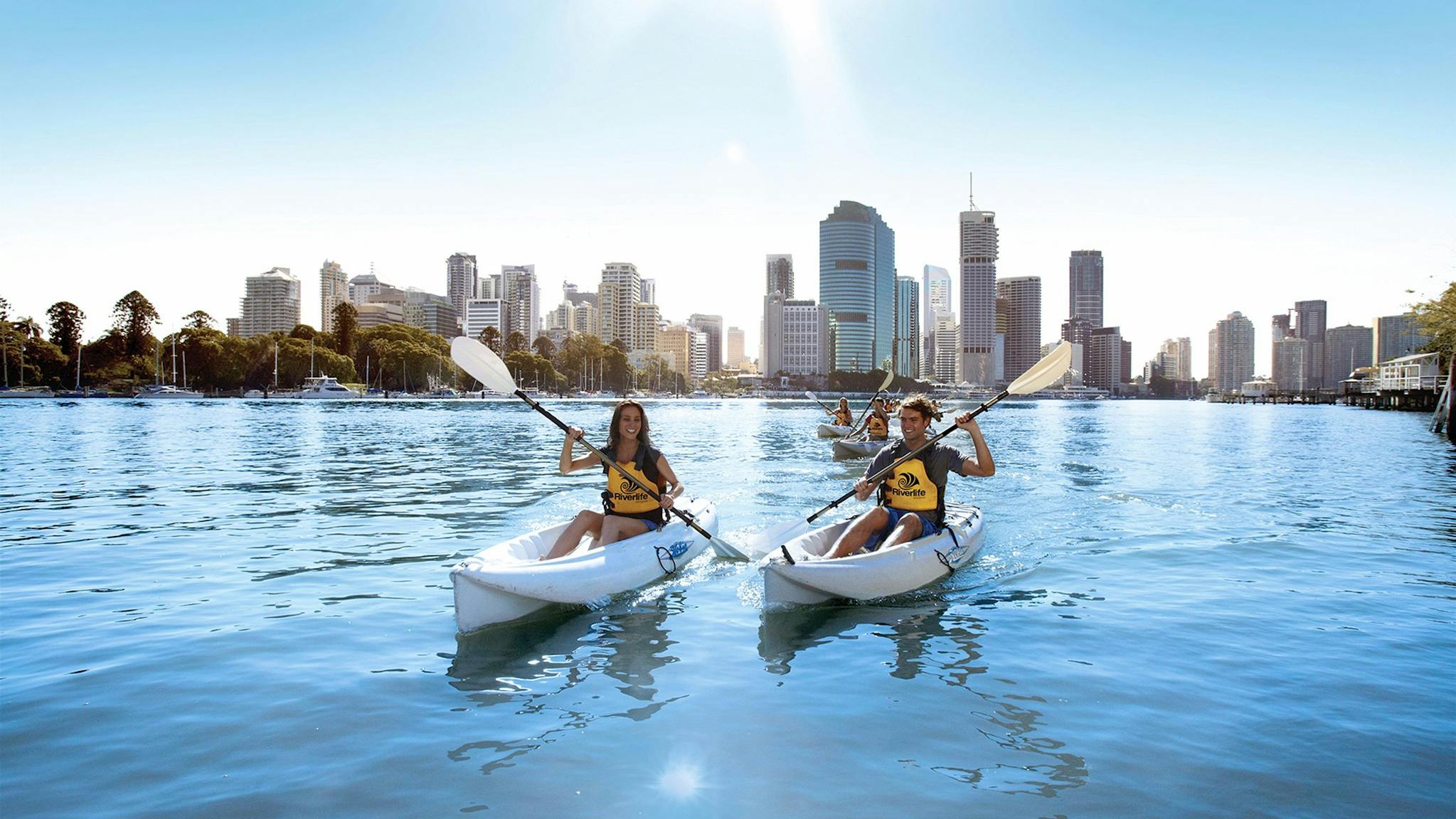 Kayaking at Riverlife Brisbane