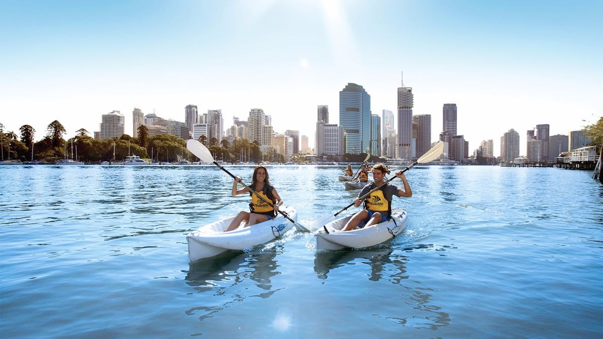 Kayaking at Riverlife Brisbane