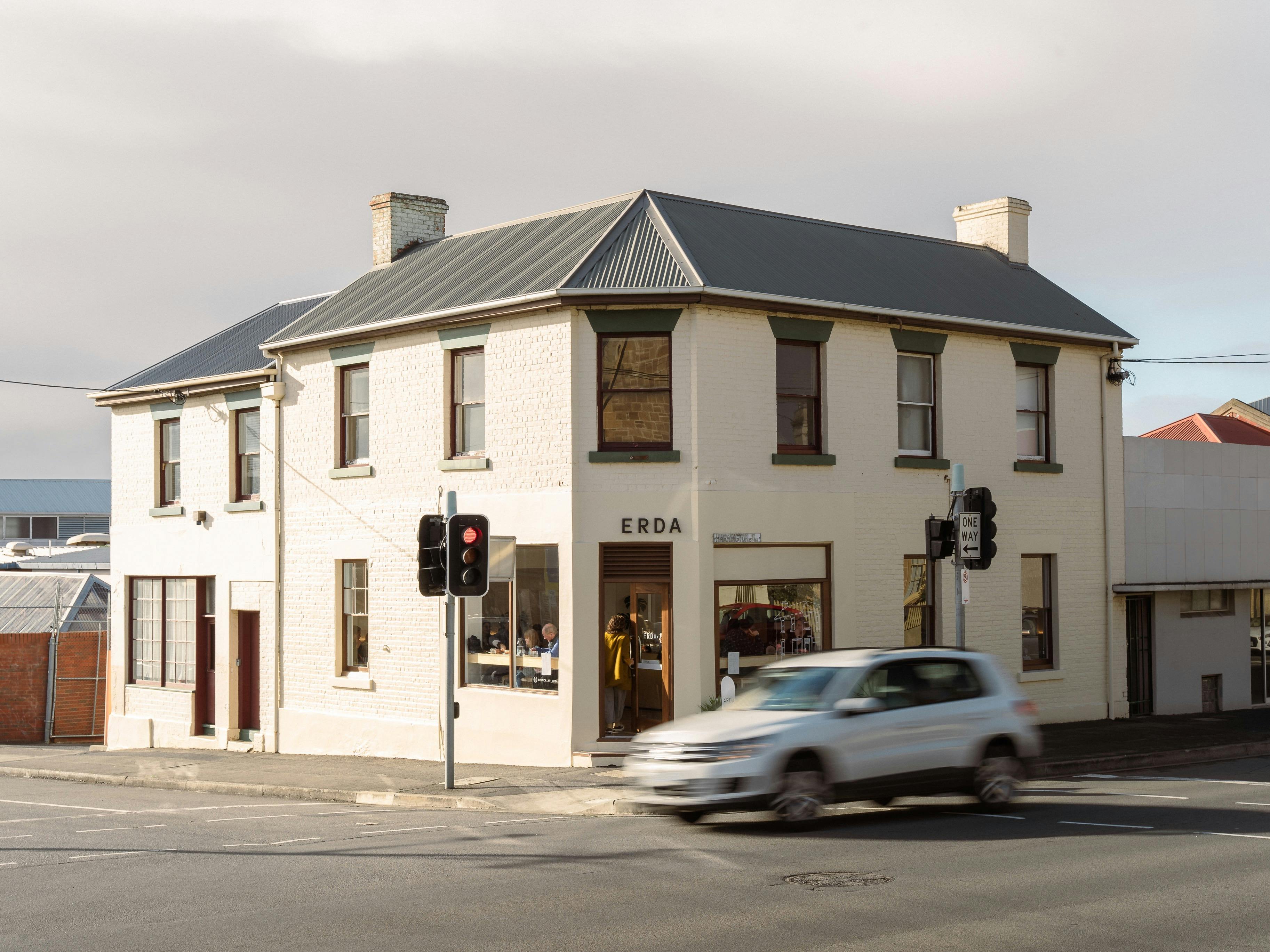 The exterior of Erda Cafe