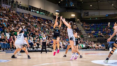 UC Capitals player shooting a jump shot.