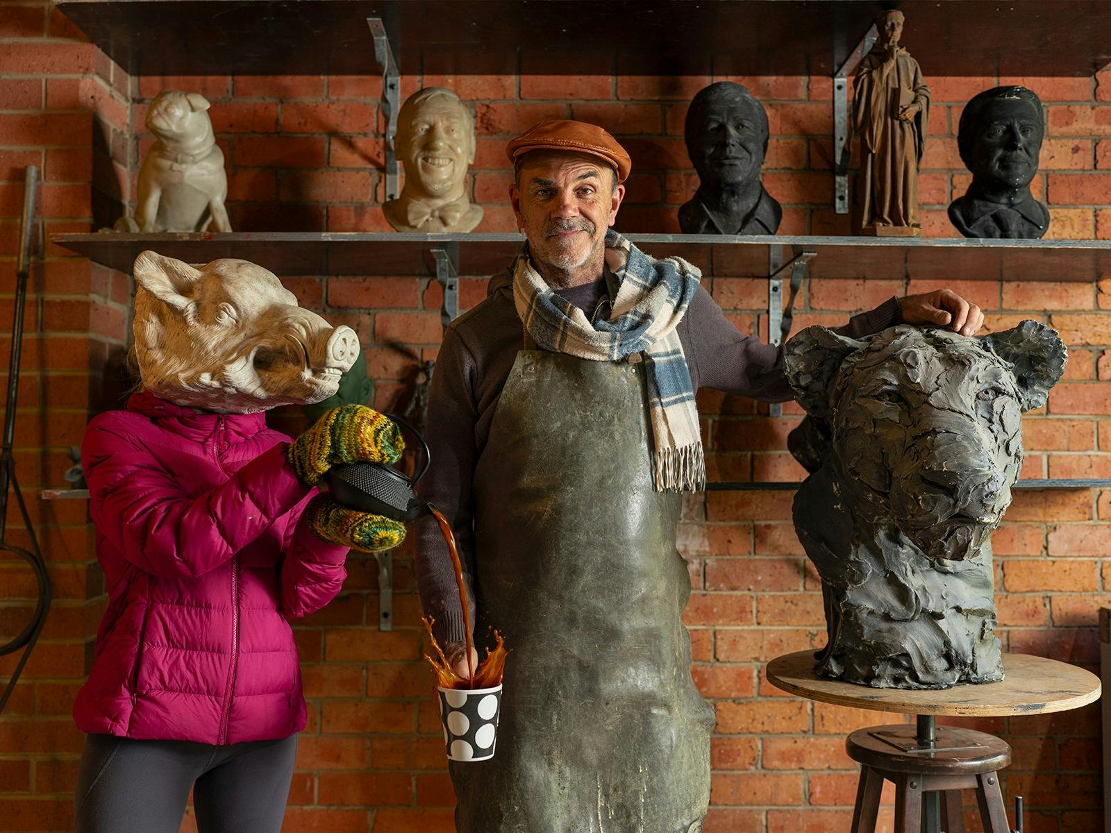 Learn to sculpt with a professional bronze sculptor image