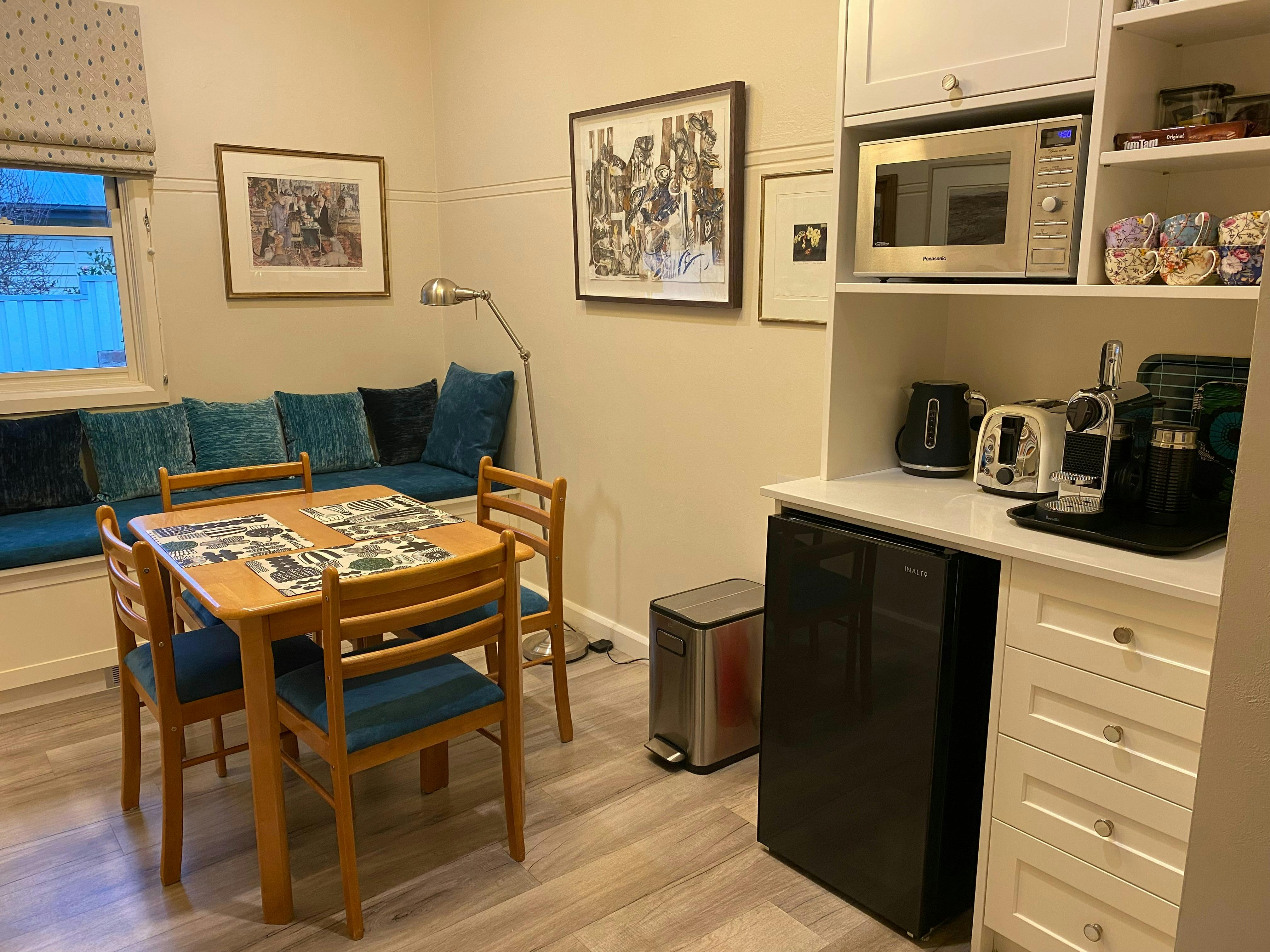 Dining and kitchenette
