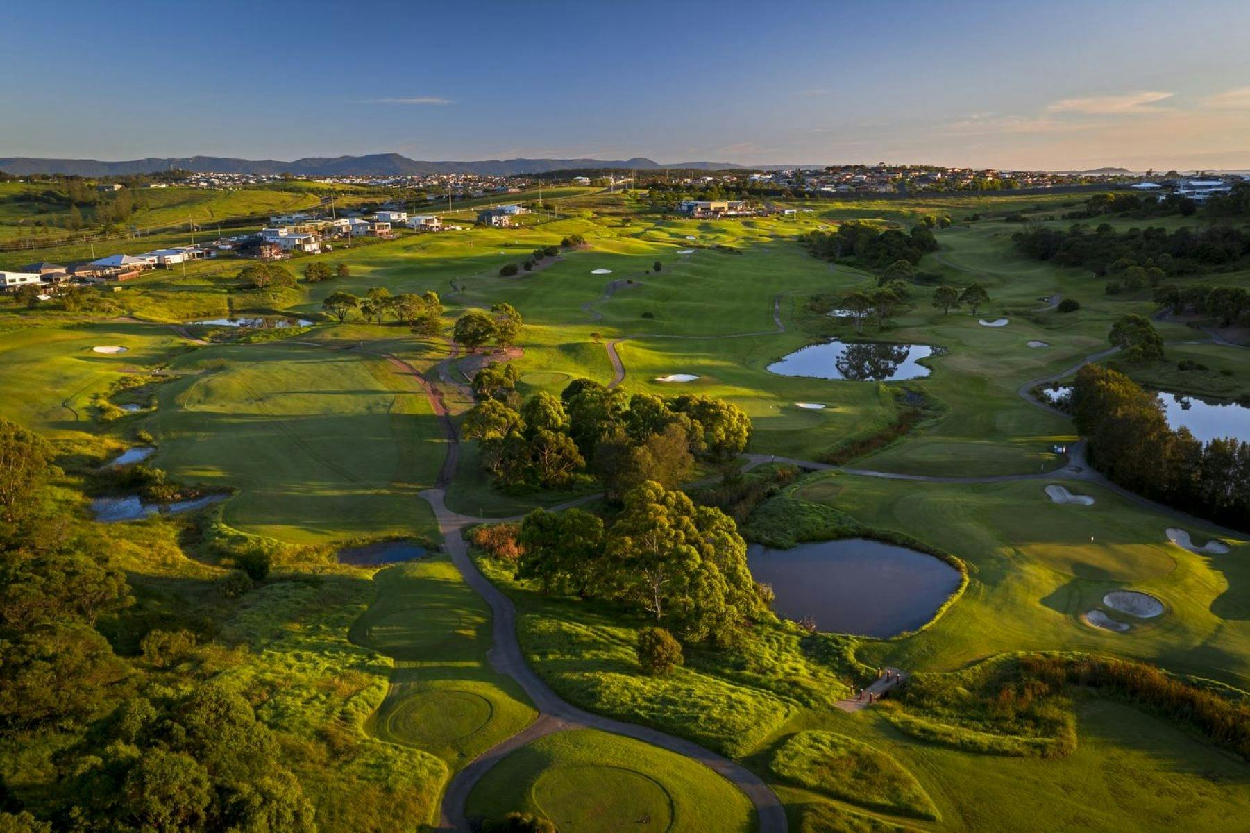 Aerial Shot of The Links Golf Course