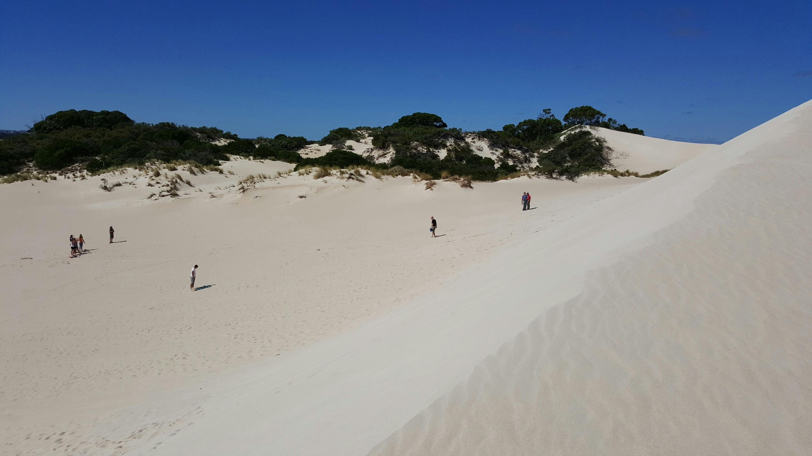 Climb to the top of Little Sahara for rewarding 360-degree views