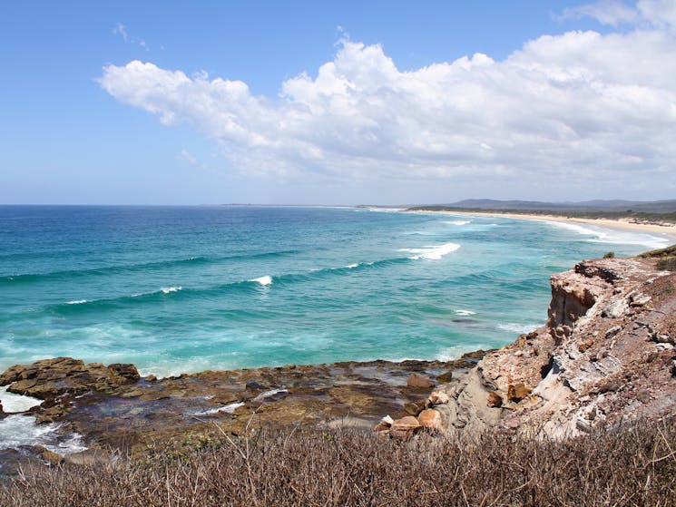 Looking south along to Plumbago.