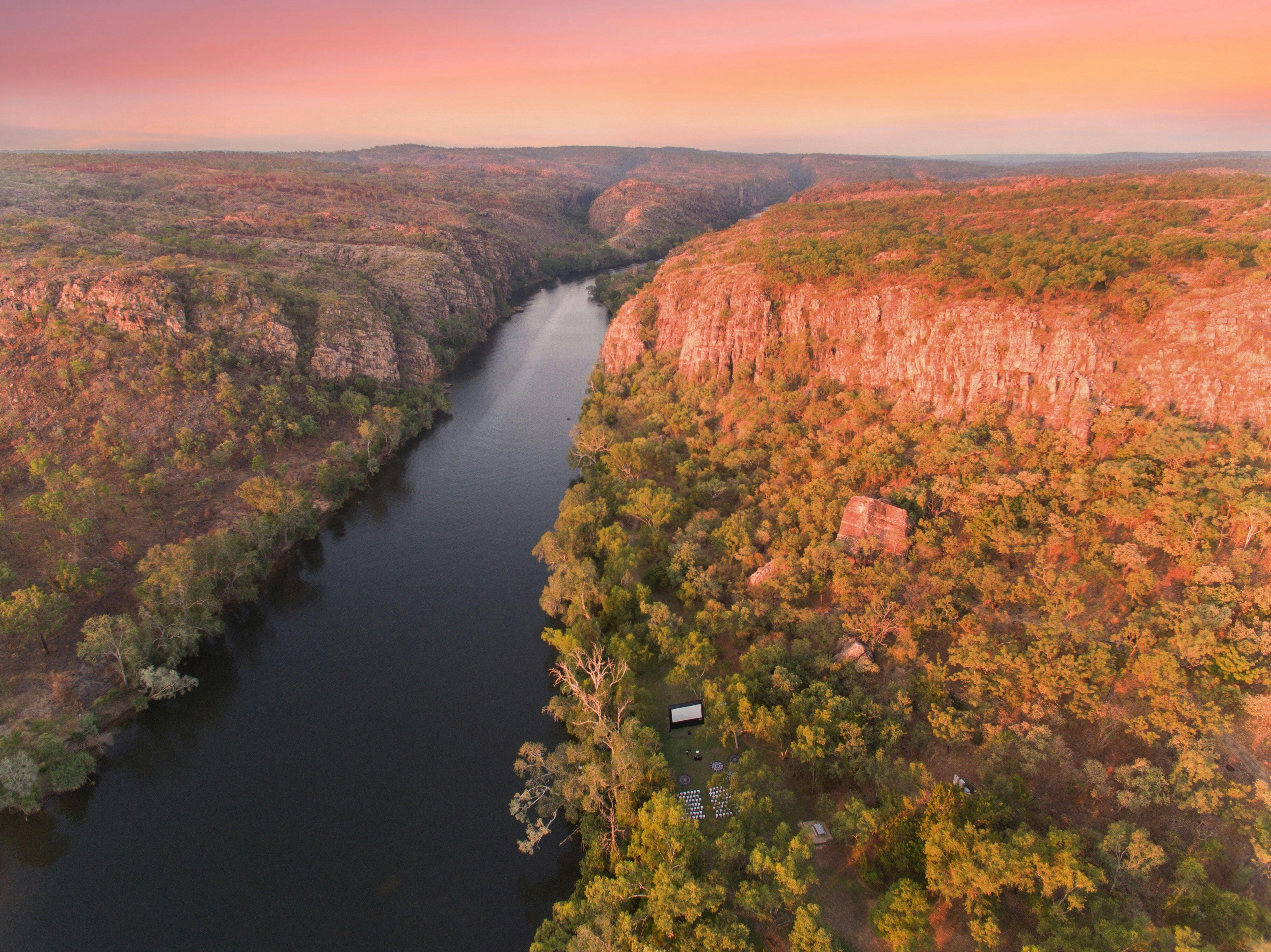 Nitmiluk Gorge aerial view